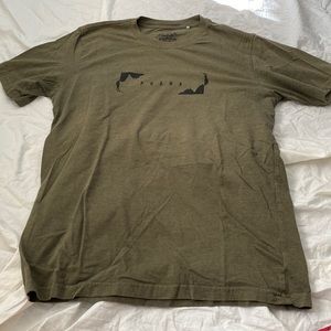 Prana Green Logo Tee Small
